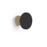 Patère céramique noire