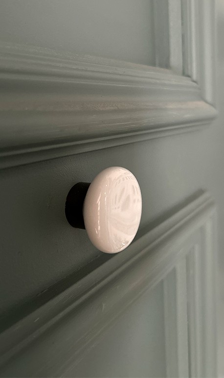 Patère Ronde blanche