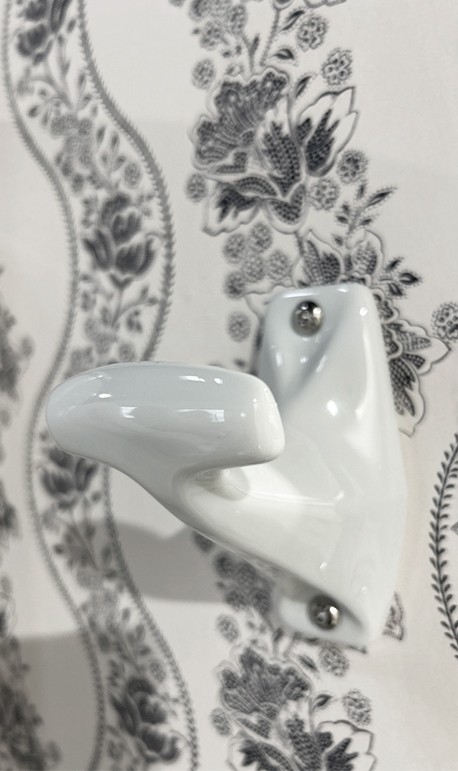 Patère 1930 porcelaine