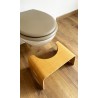 Tabouret en bois verni